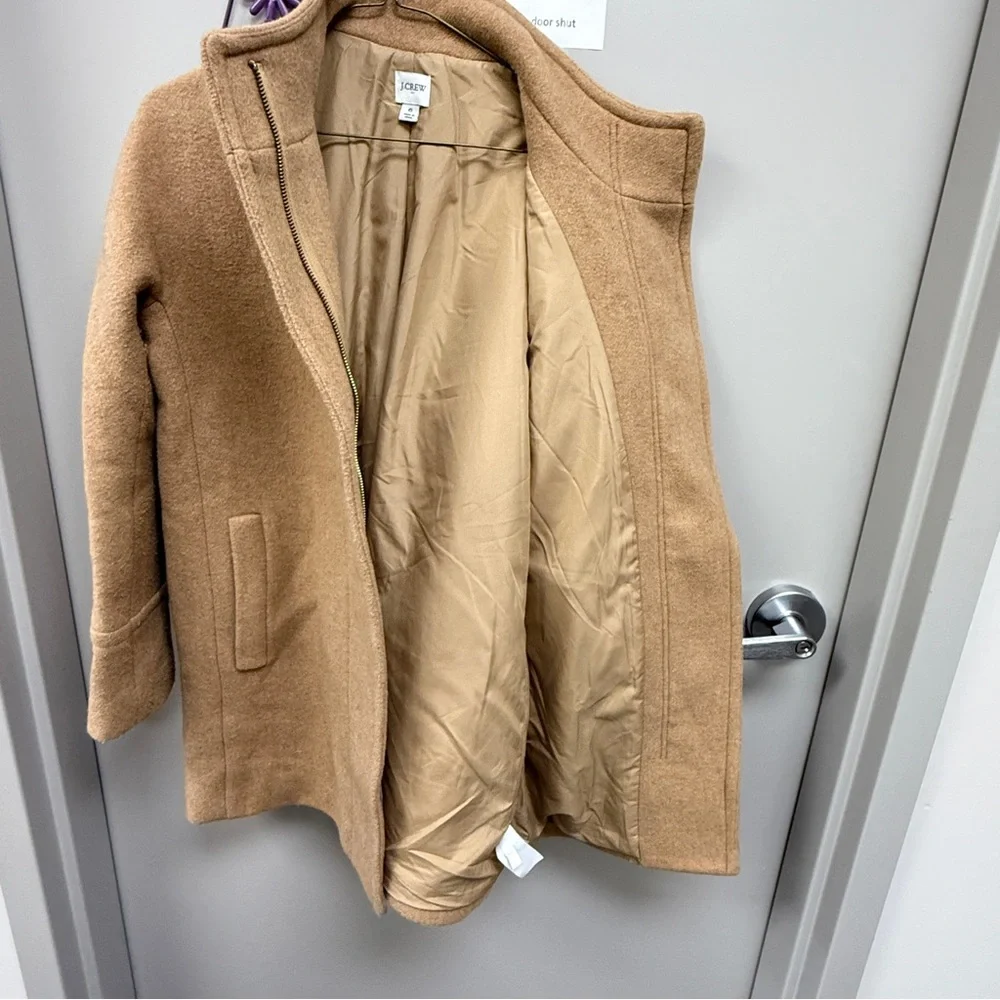 J. Crew Women's Camel Wool Jacket Sz 6‎